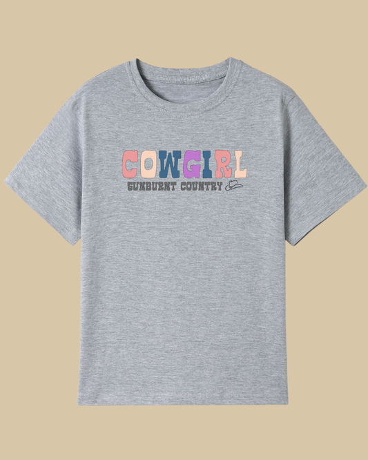Sunburnt Country Clothing Kids Cowgirl T-Shirt | Australian Country Kids Wear