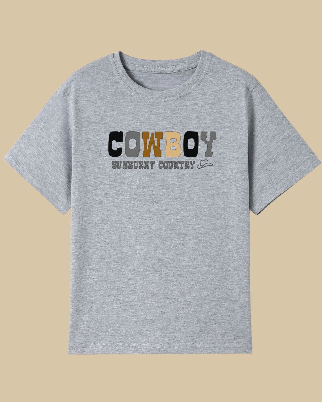 Sunburnt Country Clothing Kids Cowboy T-Shirt | Australian Country Kids Wear