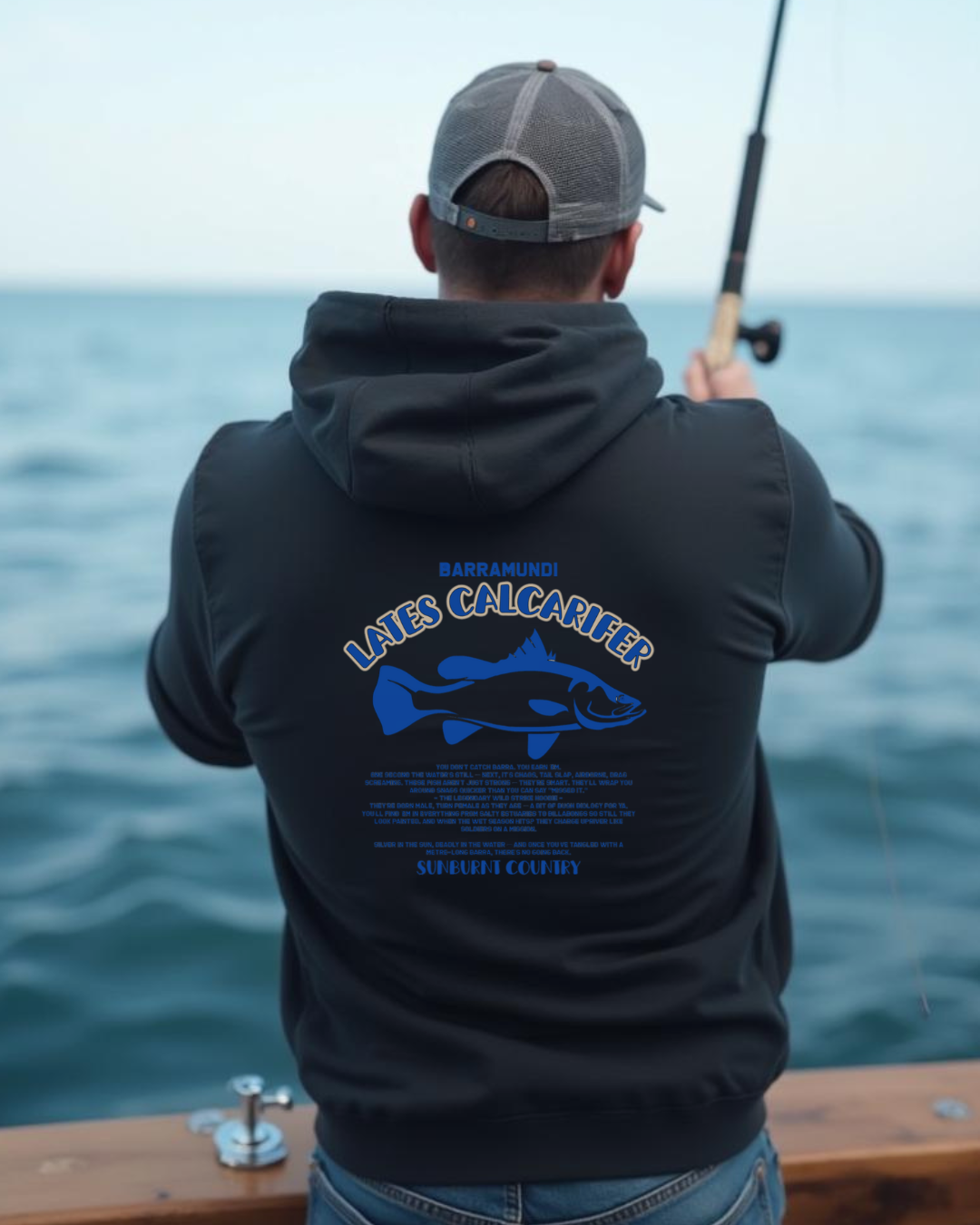 Sunburnt Country Clothing - Fishing - Barramundi – Lates Calcarifer | Country Hoodie Australia