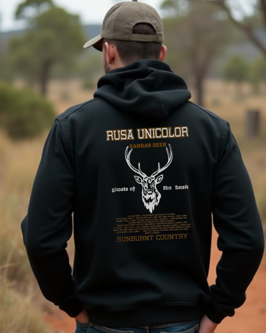 Sunburnt Country Clothing - Hunting - Rusa Unicolor (Sambar Deer) | Country Hoodie Australia