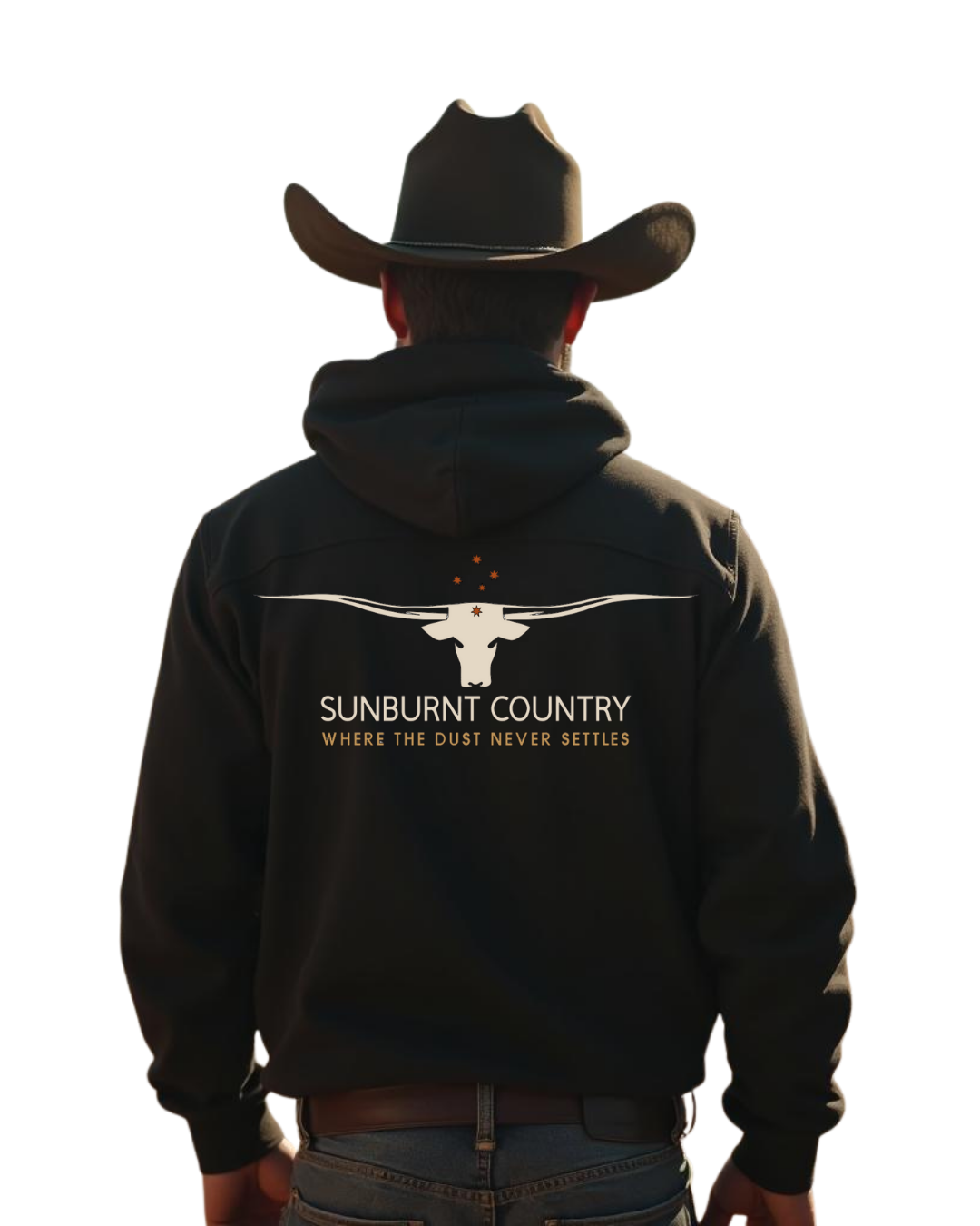 Sunburnt Country Clothing - Mens Hoodie - Where the dust never settles