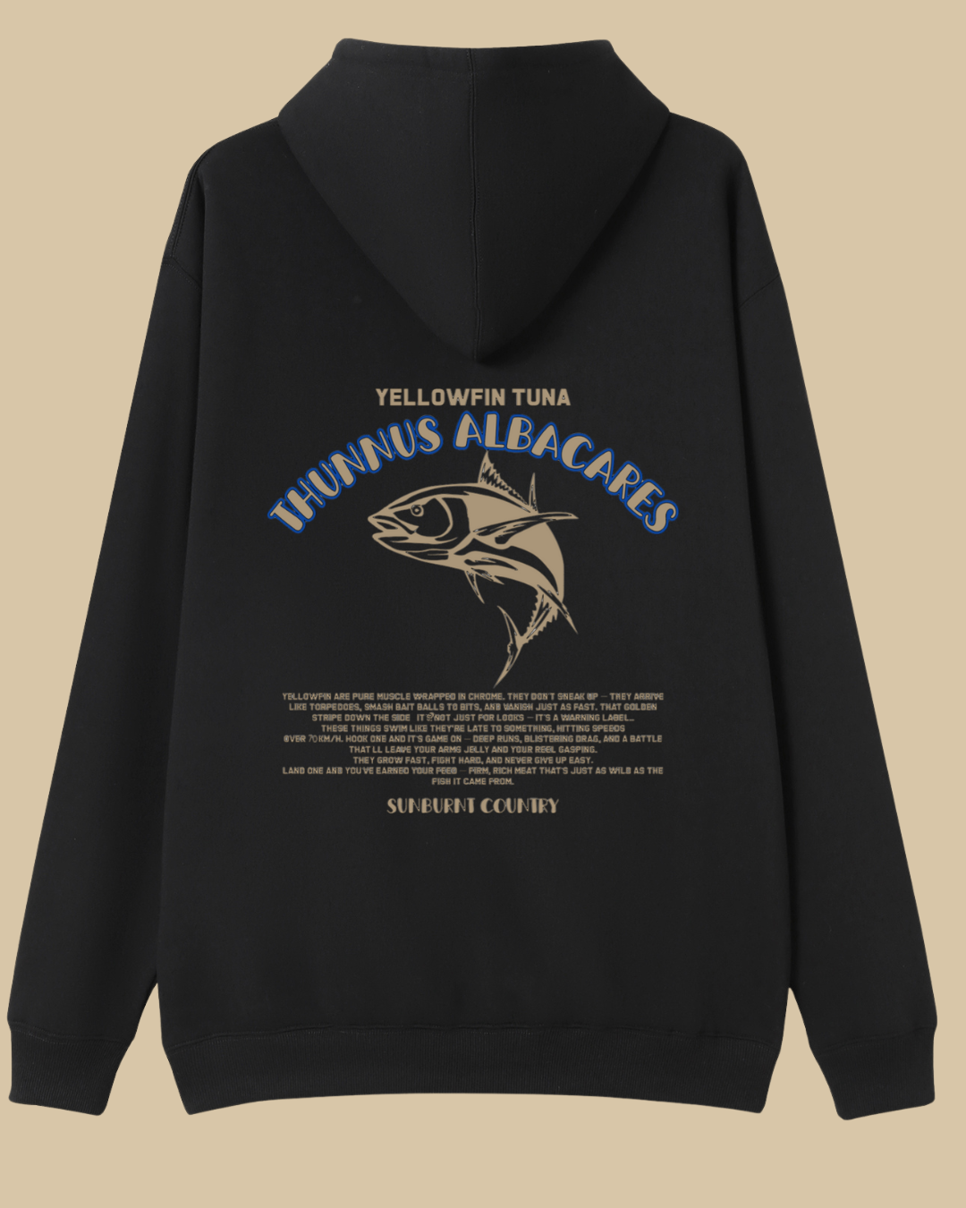 Sunburnt Country Clothing - Fishing - Yellowfin Tuna - Thunnus Albacares | Country Hoodie Australia
