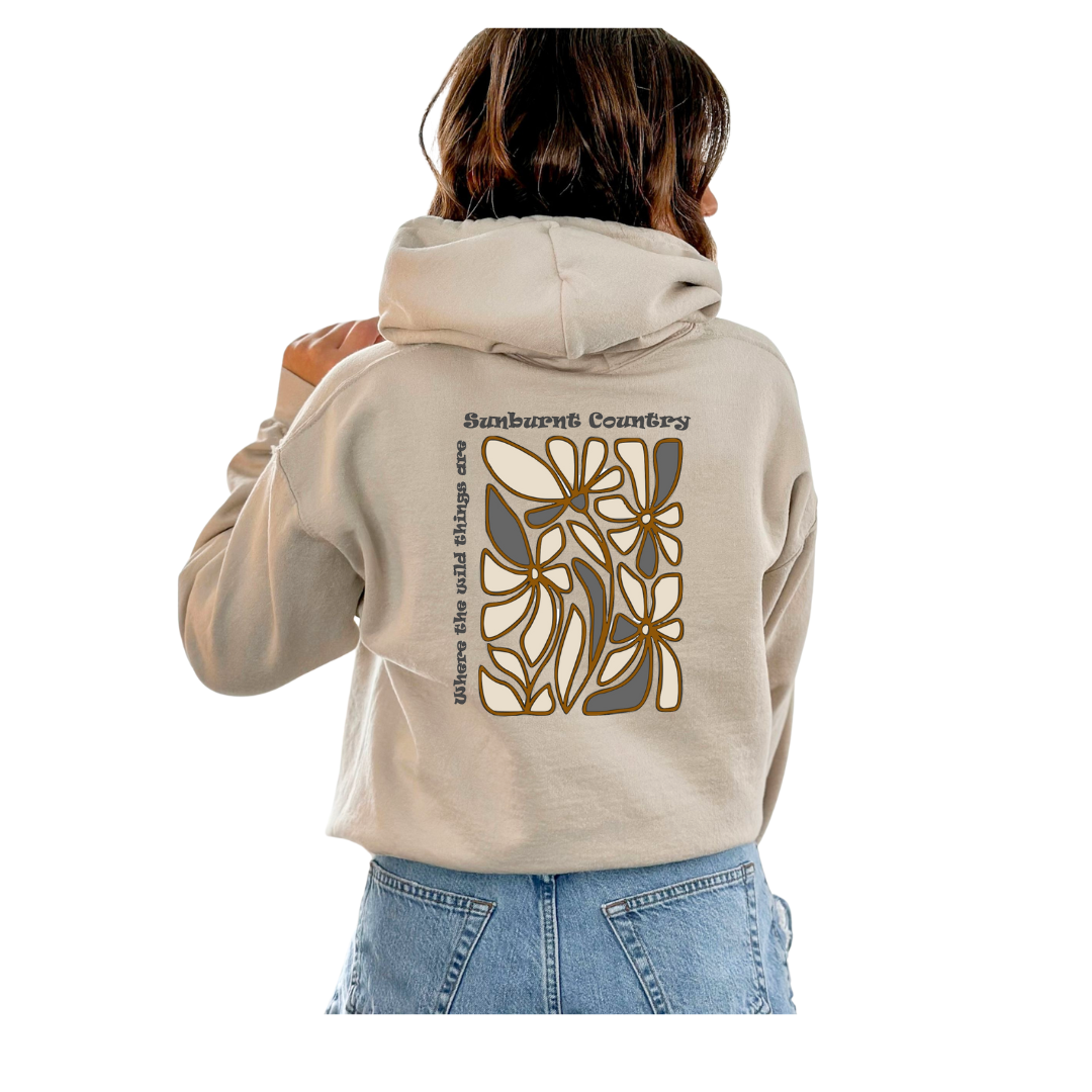 Sunburnt Country Clothing - Hoodie - Wildflower Western