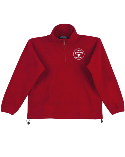 Sunburnt Country Polar Fleece - 'The Jackaroo' - Cherry Red