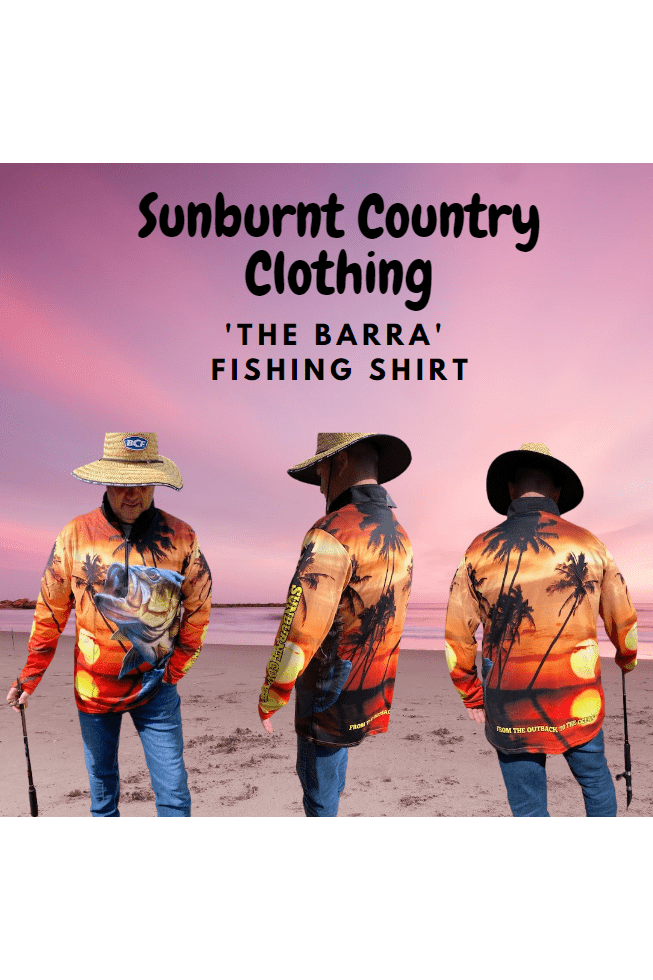 Sunburnt Country - Barra Fishing Shirt – Sunburnt Country Clothing™
